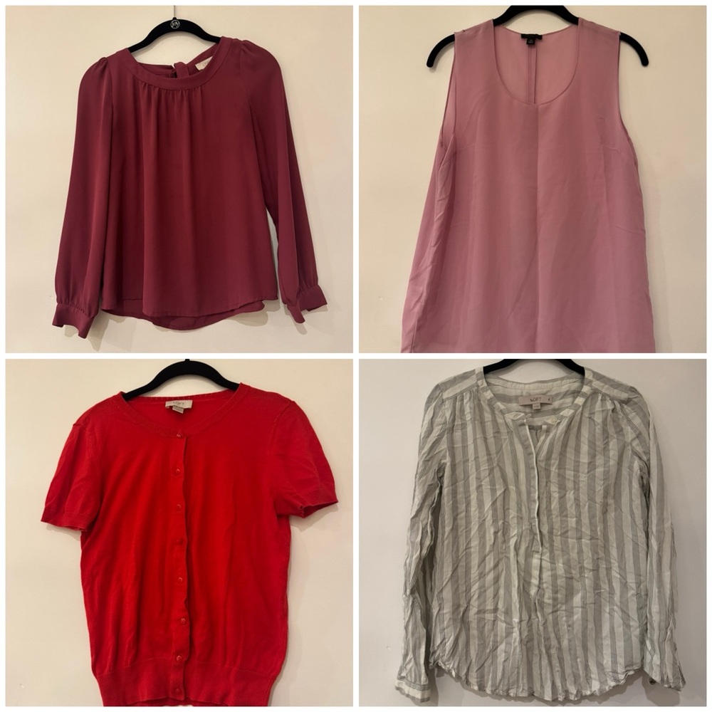 Ann Taylor Blouses Lot of 4 size XS/XXSP